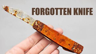 Old Rusty Camping Knife Restoration