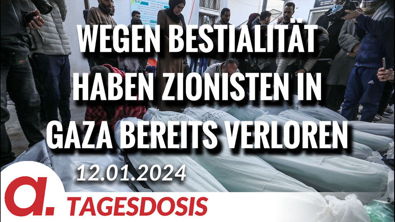 Wegen Bestialität haben Zionisten in Gaza bereits verloren.@Apolut🙈