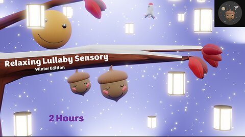 Baby Sleep Music Sensory - Lullaby for Babies to go to Sleep - Winter Edition - 2 Hours