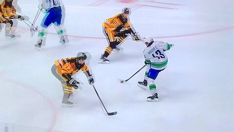 Canucks D #43 Quinn Hughes 🥅(5)🏒Wrist-Shot Goal. *coast to coast*