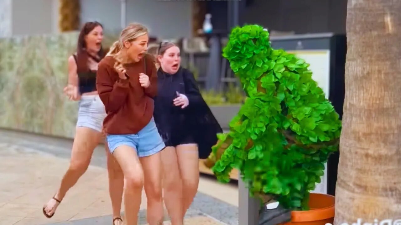 BUSHMAN PRANK : AMAZING HILARIOUS REACTIONS 2023