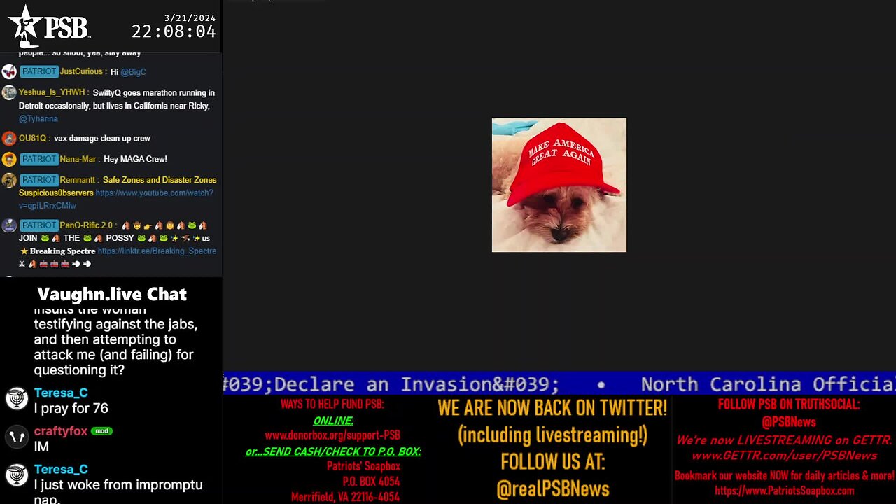 2024-03-21 22:00 EDT - The MAGA Mullet Show: with MagaSwaga