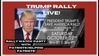 Trump Rally Live! Watch Party with Patriots Helping Patriots!