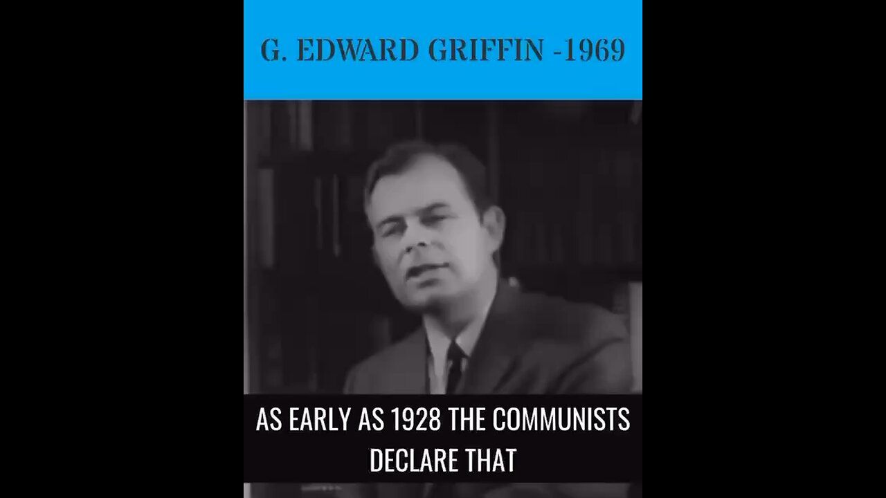 THE VIDEO ANTIFA & BLM DO NOT WANT YOU TO SEE — THIS IS A VIDEO FILMED IN 1969 OF MR. G. EDWARD GRIF