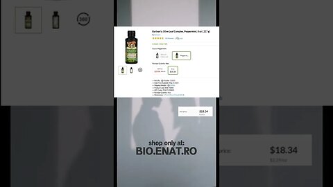 Barlean's, Olive Leaf Complex, Peppermint, 8 oz 227 g