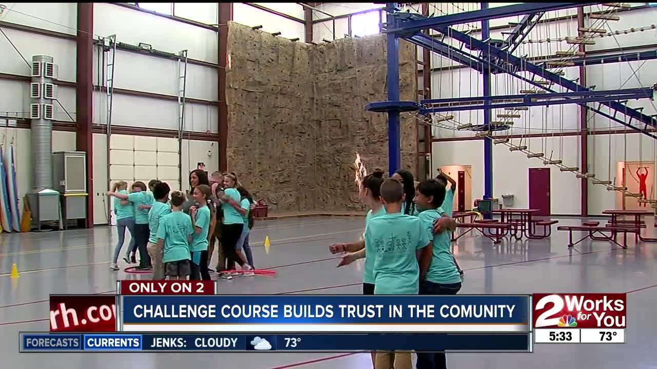 Building trust in police at Tulsa's HelmZar Challenge course