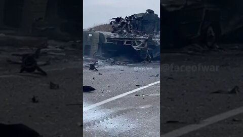 Ukrainian air defense system Osa destroyed