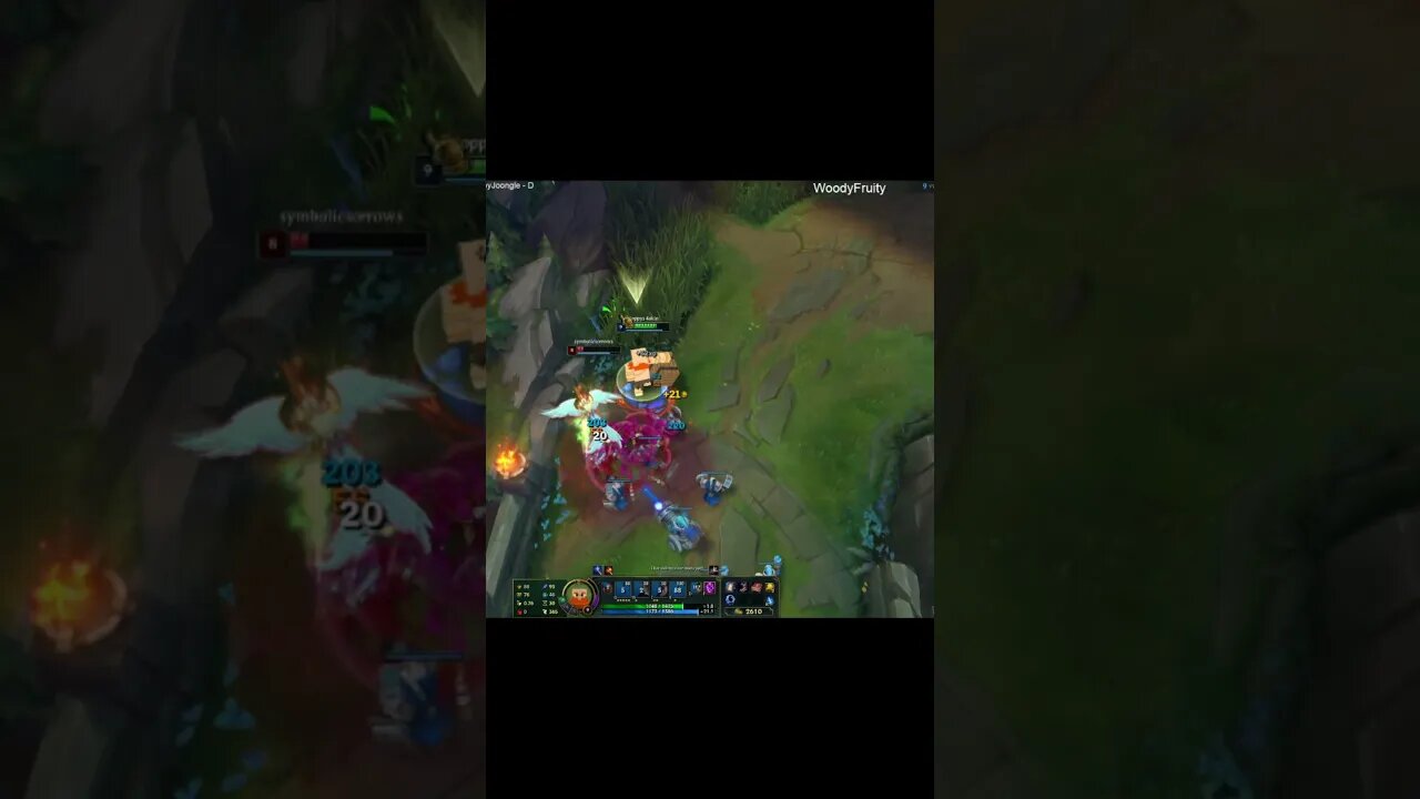 He literally just got back to lane :(