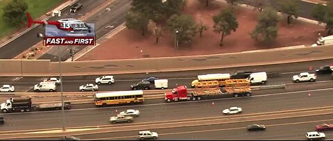 TRAFFIC ALERT: 1-15 S near Washington crash involving school bus