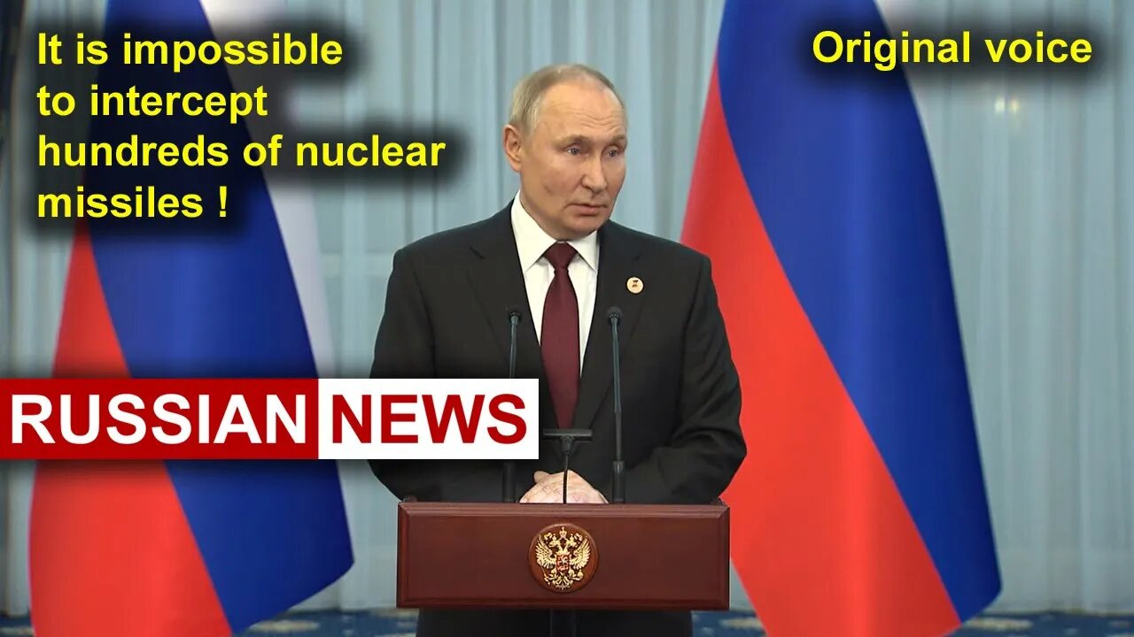 It is impossible to intercept hundreds of nuclear missiles! Russia Ukraine NATO United States. RU