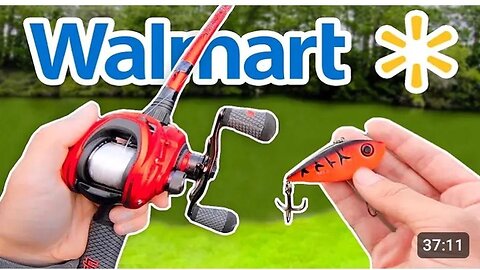 $100 Walmart Budget Fishing Challenge (Rod, Reel, Lures)