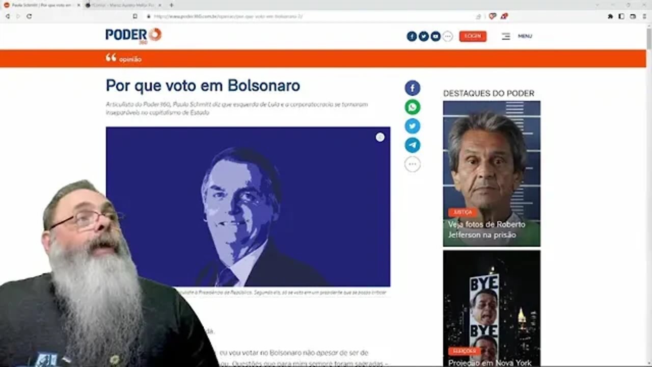 O QUE PENSAM as PESSOAS de ESQUERDA que vão VOTAR EM BOLSONARO nesse SEGUNDO TURNO