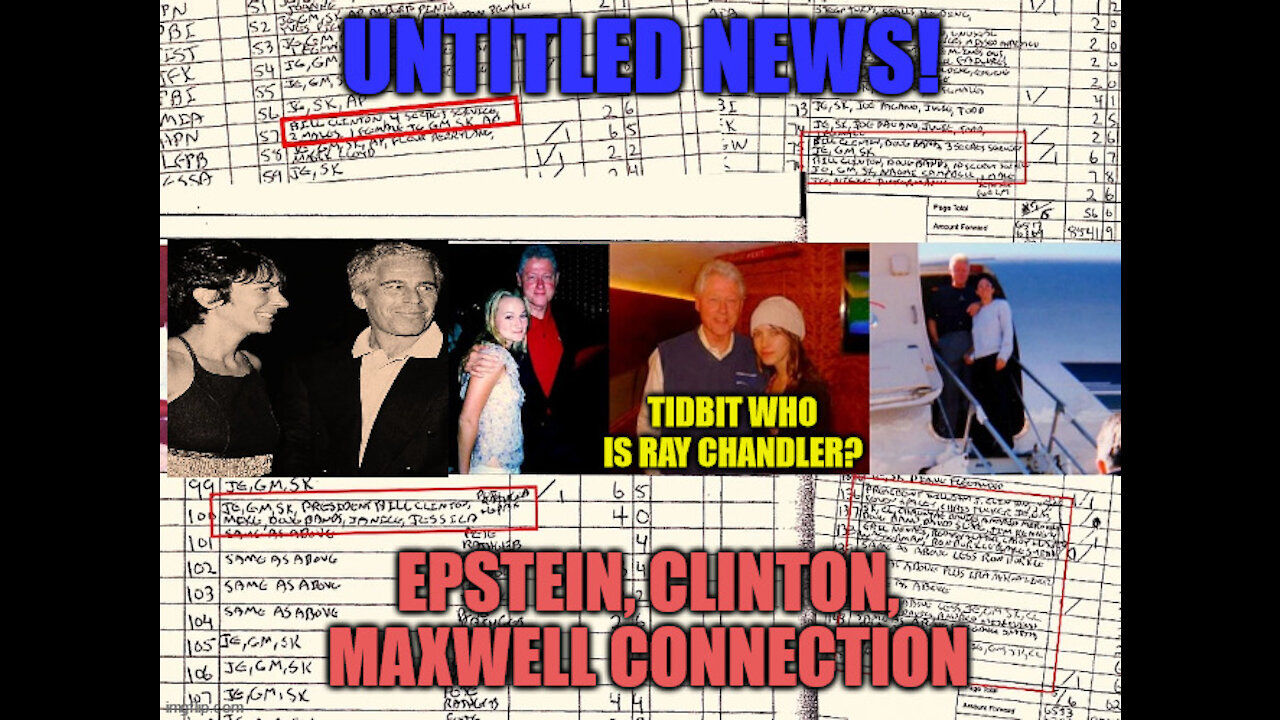 THICK AS THIEVES: The Clinton and Epstein Association
