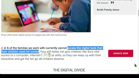 在澳大利亞，六分之一的家庭負擔不起家裡的互聯網； 51% 的家庭買不起孩子做作業的數字工具