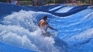flowrider - Doug at Soak City, Kings Island (2022)#shorts