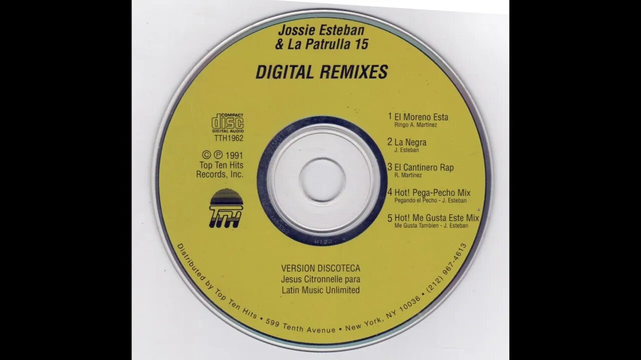 Jossie Esteban y La Patrulla 15 - La Negra (Remix) (1990)