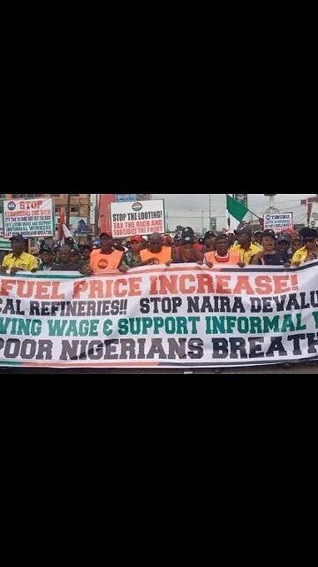 NLC TUC Protest in Osogbo #letthepoorbreath