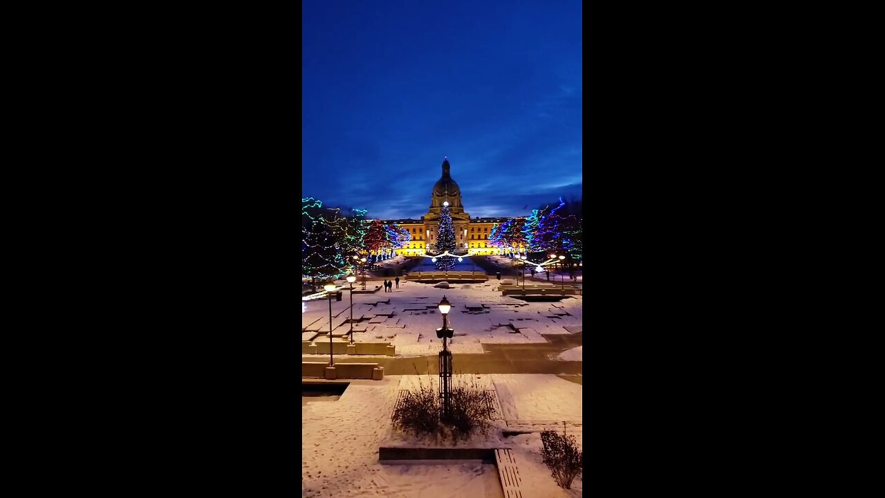 Christmas at the Edmonton Legislative Building