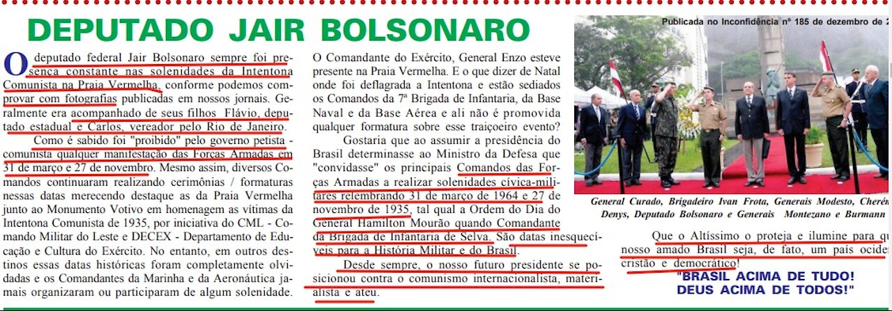 A história não mente. Ela revela a omissão midíaticas