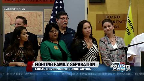 Local governments urge action on family separtion