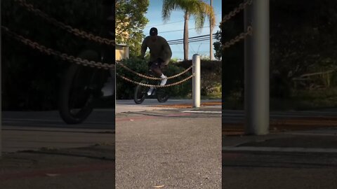 BMX vs CHAIN!🤯 *Defying Gravity* -DeMarcus Paul