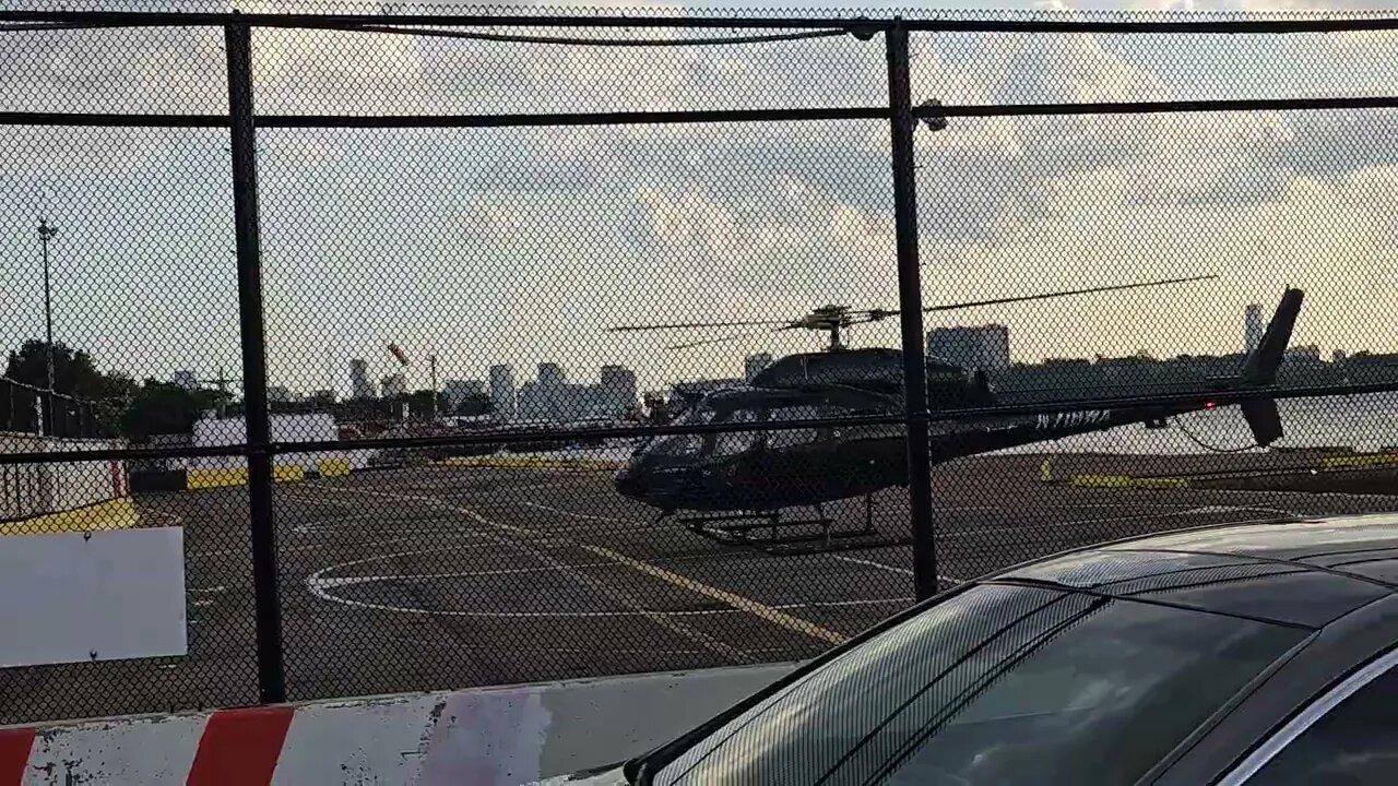 She Sick with The Stick - Check the skillz on her U turn - NYC Helipad