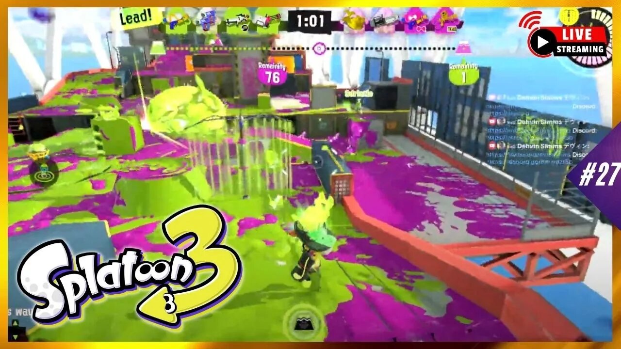 🔴New Stream Quality Testing Gameplay Livestream (Splatoon 3) | Dehvin7 Gaming