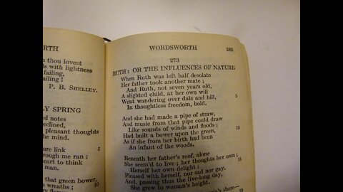 Ruth; Or The Influences Of Nature - W. Wordsworth