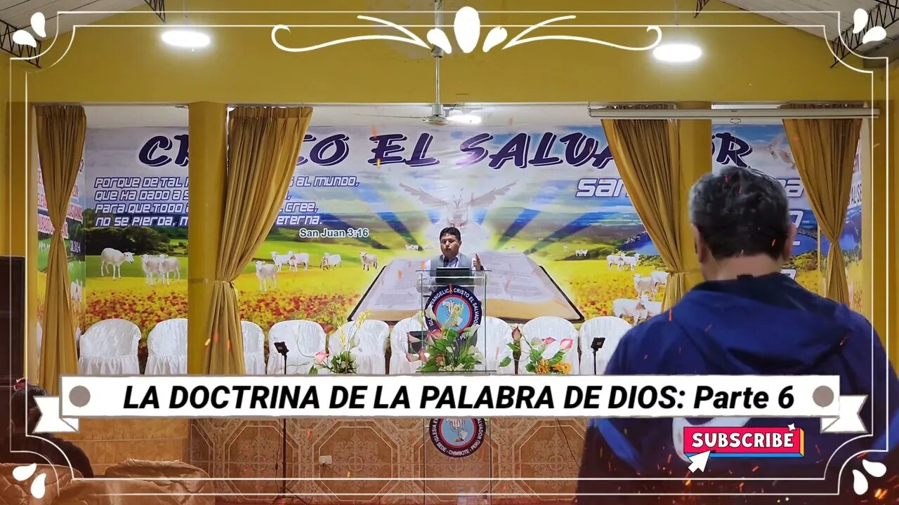 LA DOCTRINA DE LA PALABRA DE DIOS: Parte 6 - EVANGELISTA EDGAR CRUZ