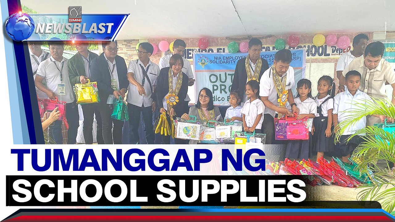 70 estudyante ng Medico Elementary School, tumanggap ng school supplies mula sa NIA-UPRIIS, NIA-EASP