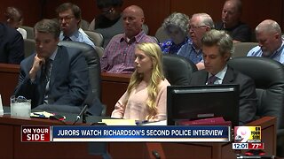 Richardson trial: Jurors watch second interview with police