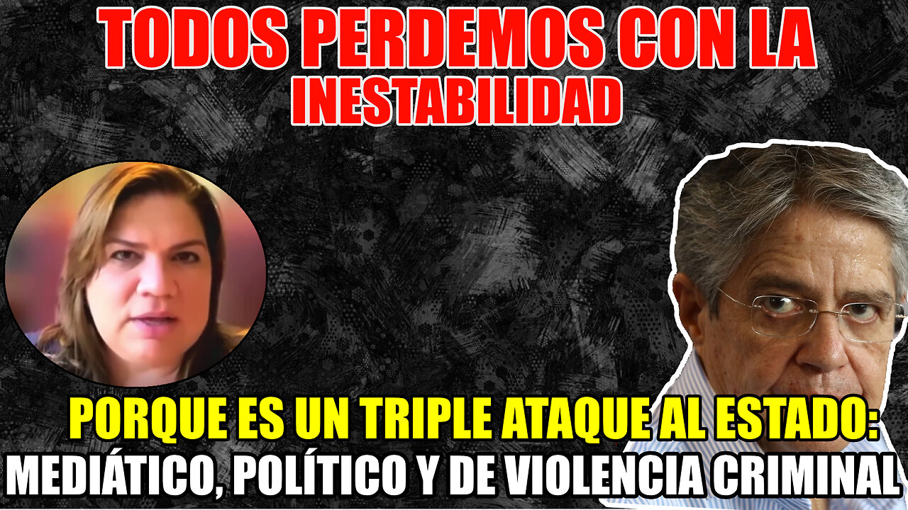 De frente al banquero: todos perdemos con la inestabilidad: Gabriela Panchana