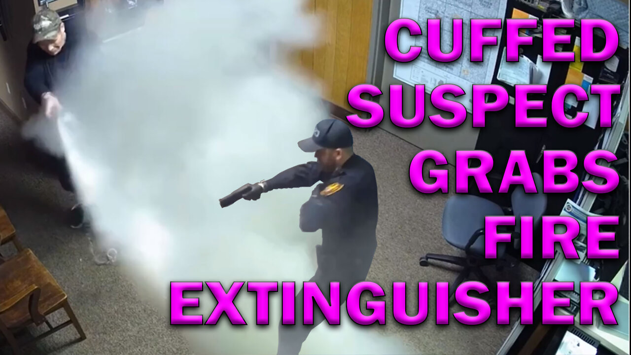 Fire Extinguisher Draws Fire From Cops On Video! LEO Round Table S07E21c