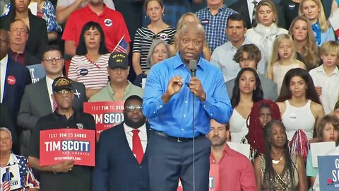 Tim Scott's campaign launch was totally insane
