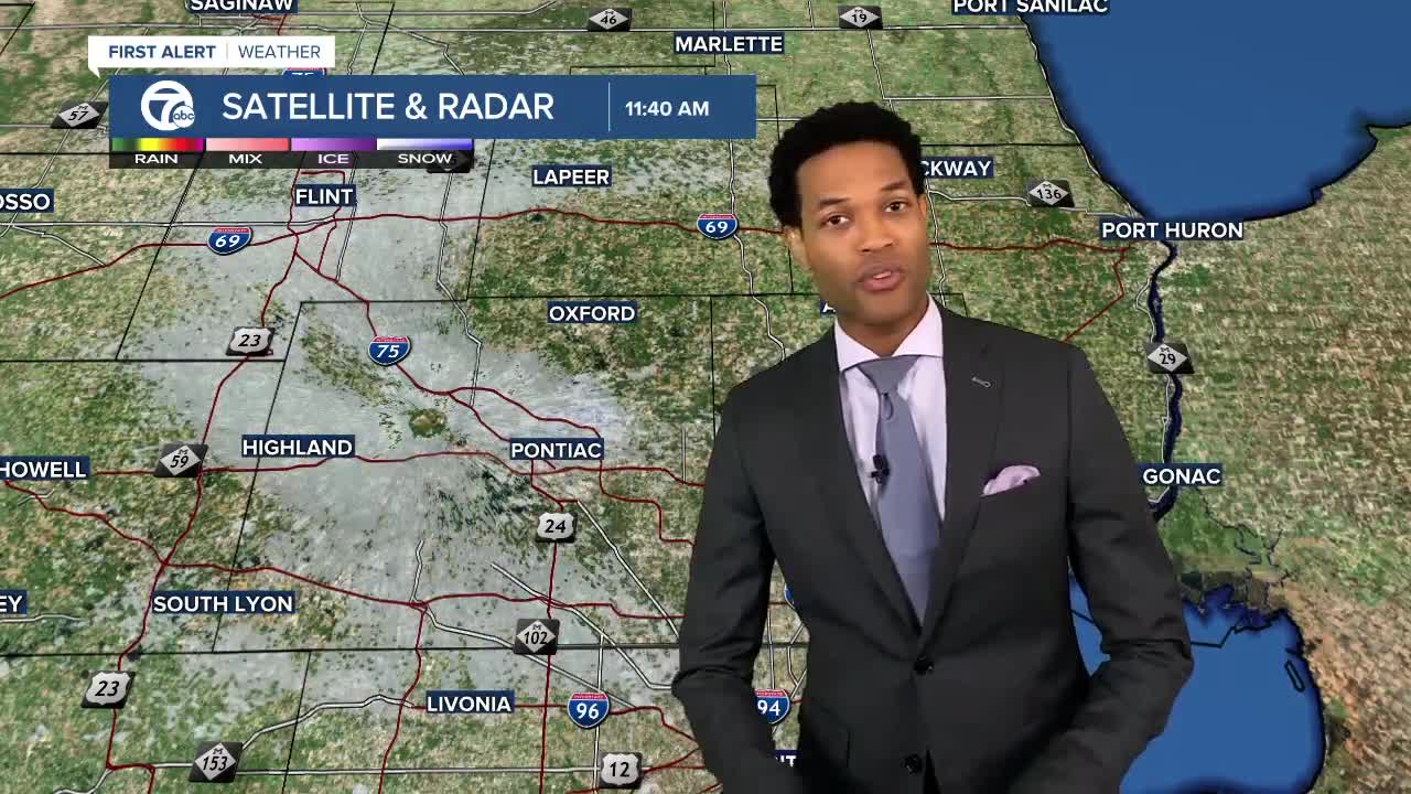 Icy patches possible today
