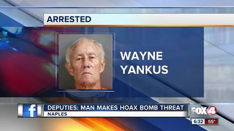 Suspect arrested in bomb threat