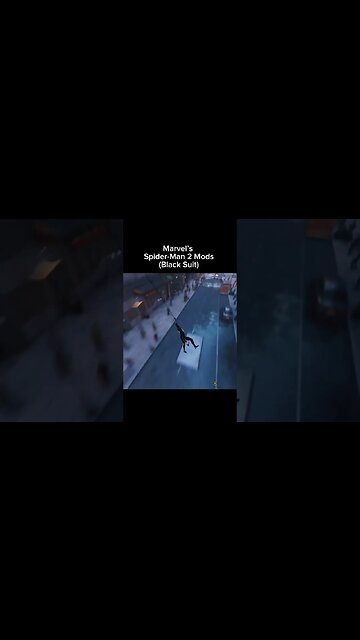 AWESOME Spider-Man 2 Black Symbiote Suit - With NEW Mini Map - Spider-Man PC MODS #shorts #mods