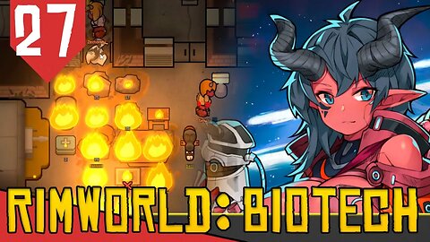 Baguncinha na Cela dos PRISIONEIROS - Rimworld Biotech #27 [Série Gameplay PT-BR]