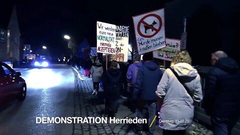 Demo Herrieden Dienstag 15.02.2022