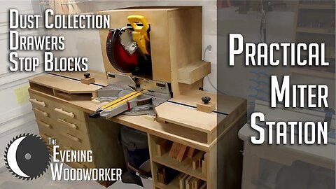 Practical Miter Station for a Small Shop- Part 2 | Woodworking