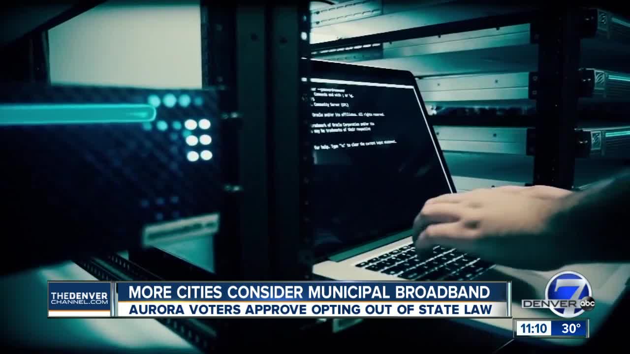 Aurora voters pave way for municipal broadband service