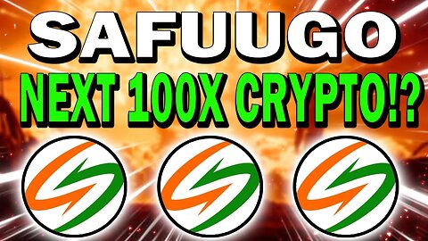 SAFUUGO CRYPTO!! COMMUNITY AND DEFI SEEN LIKE NEVER BEFORE!! NEXT 100X?!