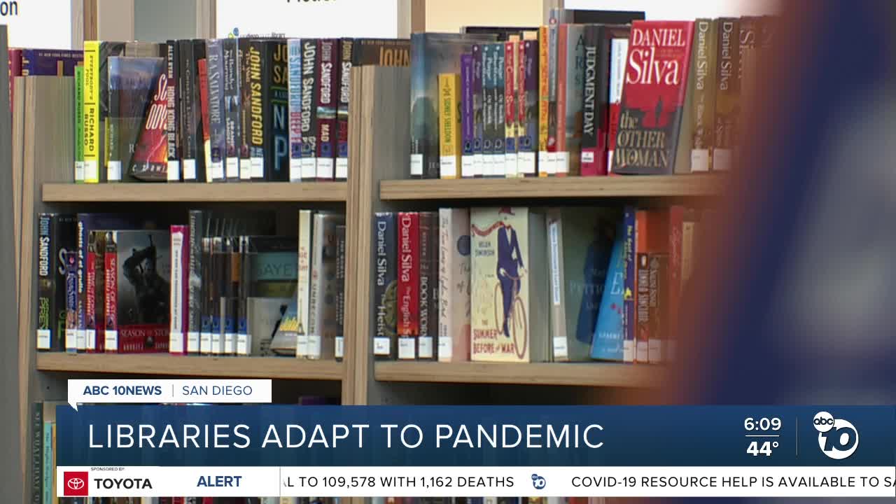 San Diego County libraries adapt to pandemic shutdowns