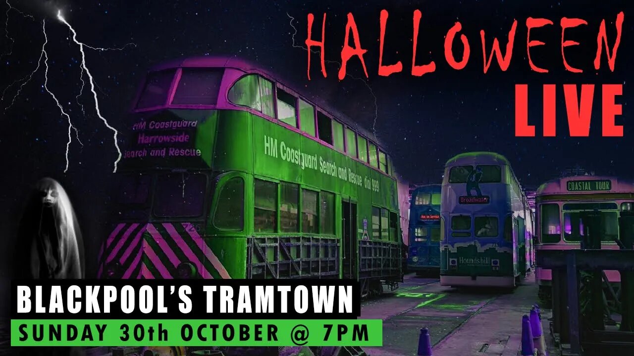 LIVE Ghost Hunt At Blackpool's Tramtown | With A Walk On The Wild Side