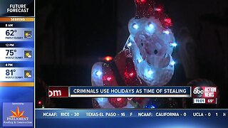 Criminals use holidays as time of stealing