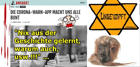 "Nix aus der Geschichte gelernt, warum auch, usw.!!!“ …