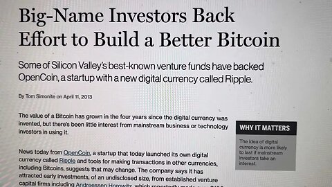 Breaking…OPEN COIN IS THE STARTUP AND RIPPLE IS THE CURRENCY!!