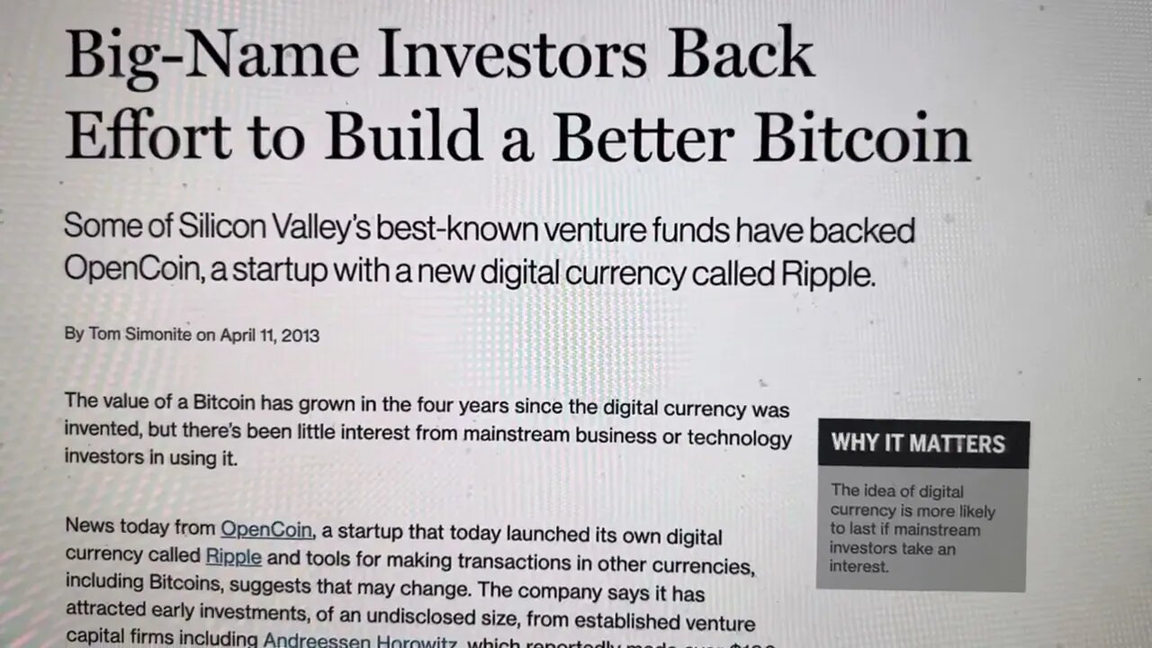 Breaking…OPEN COIN IS THE STARTUP AND RIPPLE IS THE CURRENCY!!