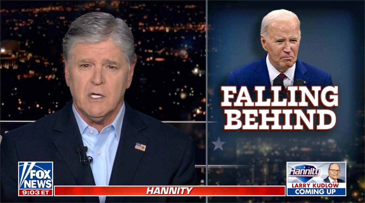 Sean Hannity: Trump is beating Biden in poll after poll