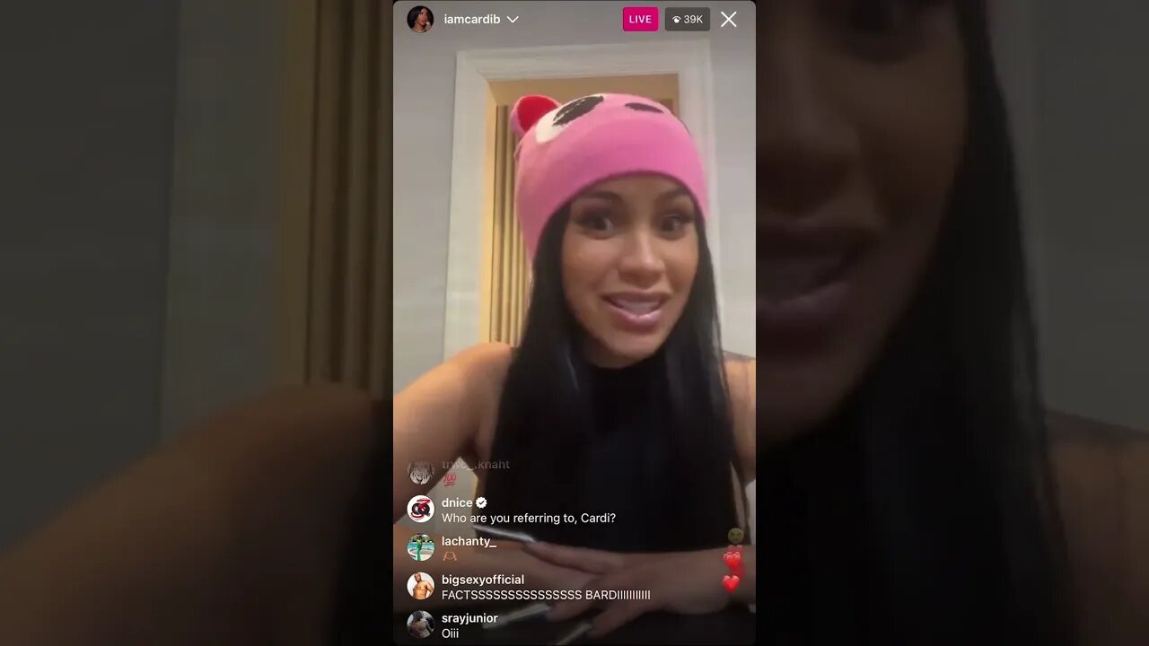 CARDI B IG LIVE: Cardi B Defends The Groovin Gorilla **NOT CLICKBAIT** (21/02/23) pT.2